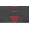 Tissu origine pour vw polo gti couleur anthracite/rouge