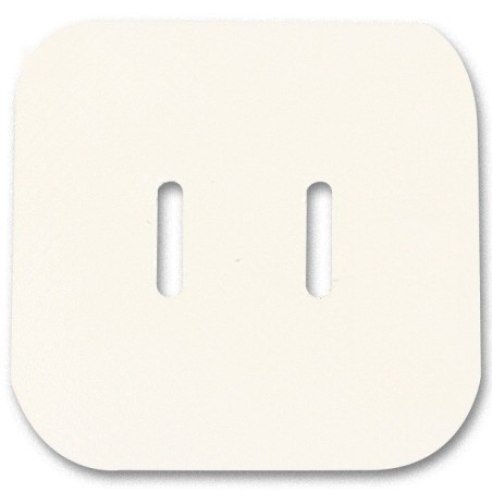 Renfort PVC blanc 10 x 10 cm