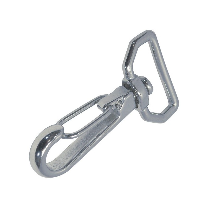 Mousqueton Emerillon Plat Inox 85 mm
