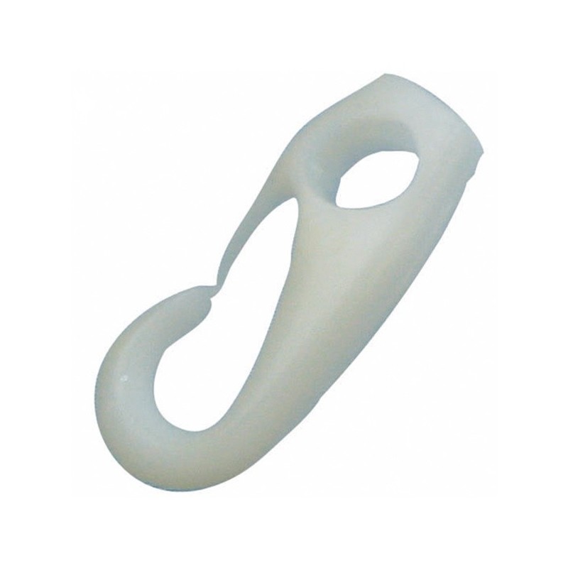 Crochet Plastique Rapide blanc 8 mm