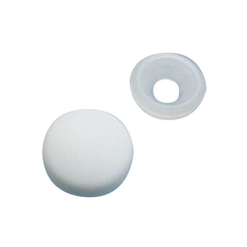 Cache-vis Blanc pour Vis 3.5 mm x100