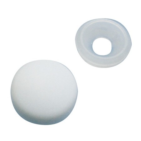 Cache-vis Blanc pour Vis 3.5 mm x100