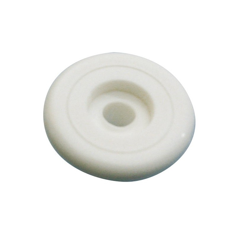 Bouton de taud Rond Blanc 18 mm