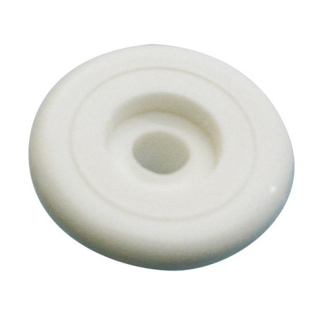 Bouton de taud Rond Blanc 18 mm