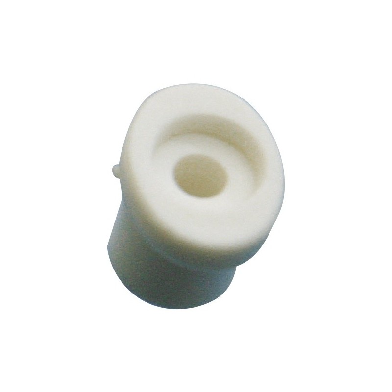 Bouton de taud Ovale Blanc12 mm