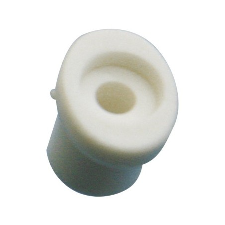 Bouton de taud Ovale Blanc12 mm