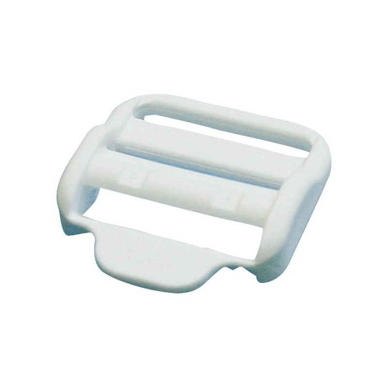 Boucle Plastique Blanc 25 mm