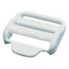 Boucle Plastique Blanc 25 mm