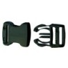 Boucle Clips Noire 25 mm