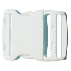 Boucle Clips Blanche 40 mm