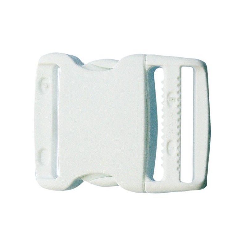 Boucle Clips Blanche 40 mm