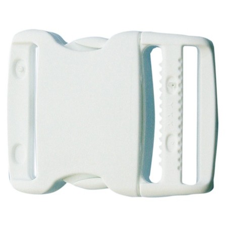 Boucle Clips Blanche 40 mm