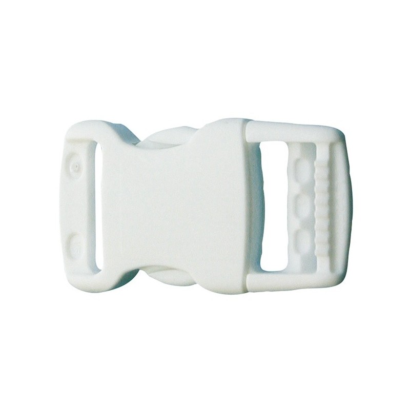 Boucle Clips Blanche 25 mm