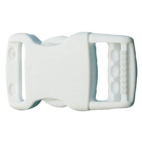 Boucle Clips Blanche 25 mm