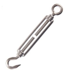 Tendeur Crochet Anneau Inox D8