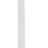 Tresse élastique 12 gommes 9 mm blanc