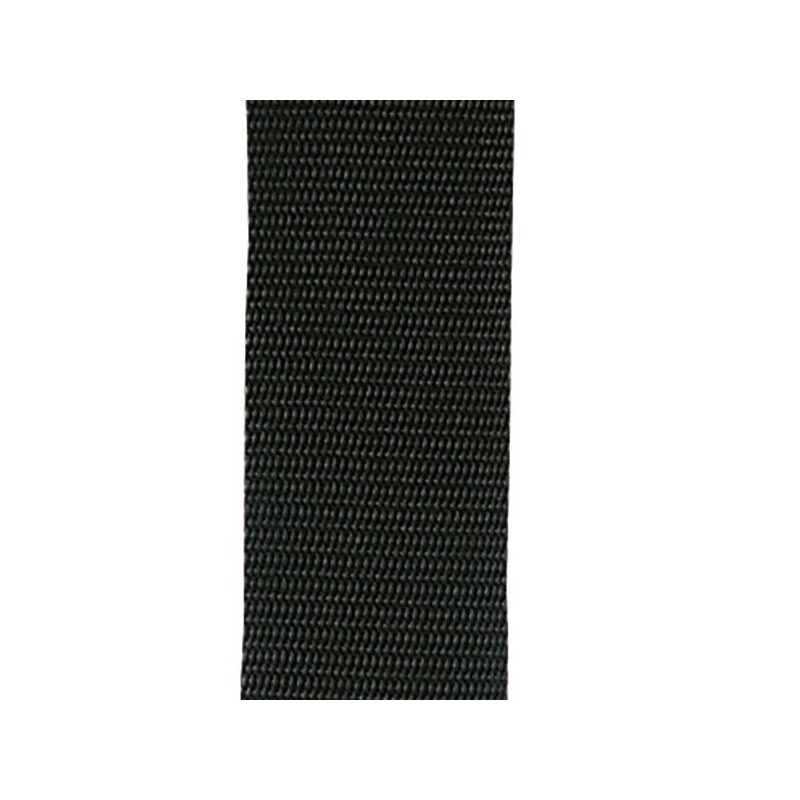 Sangle Polypro forte noire 50 mm  RL100