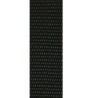 Sangle Polypro forte noire 25 mm  RL100