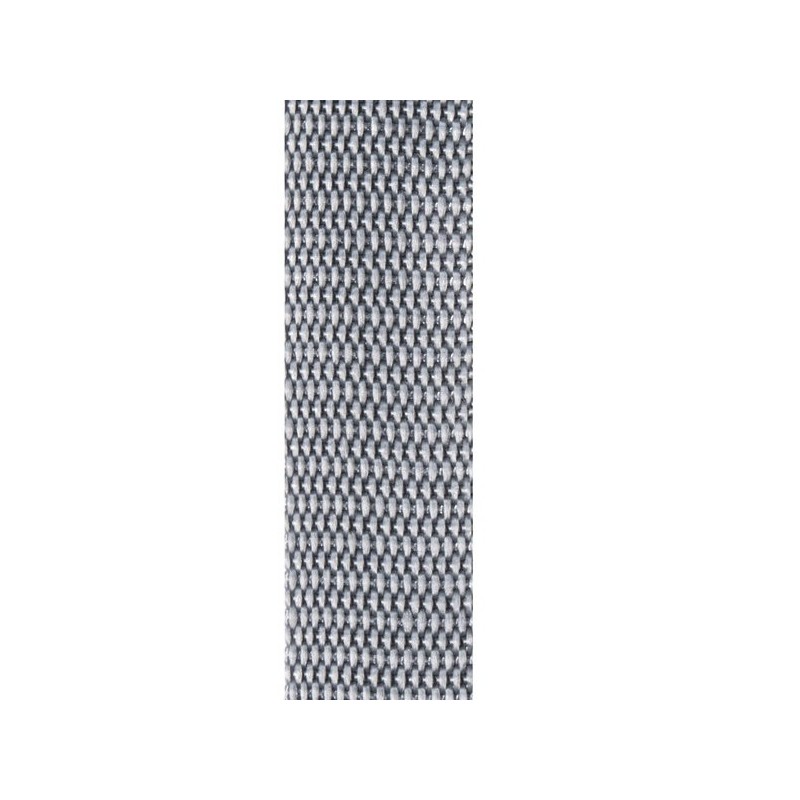 Sangle Polypro forte gris Largeur 25 mm  RL100