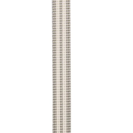 Sangle Nylon rayée grise 20 mm  RL50