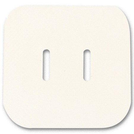 Renfort PVC blanc 10 x 10 cm