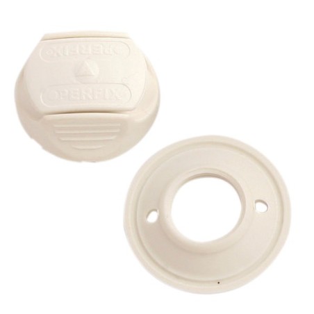 PERFIX bouton dessus Blanc