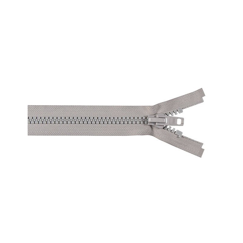 Fermeture YKK 10 Silver séparable  Curseur simple tirette  Longueur 2.00 M
