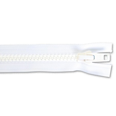 Fermeture YKK 10 Blanc séparable Curseur simple Tirette  2.00 M
