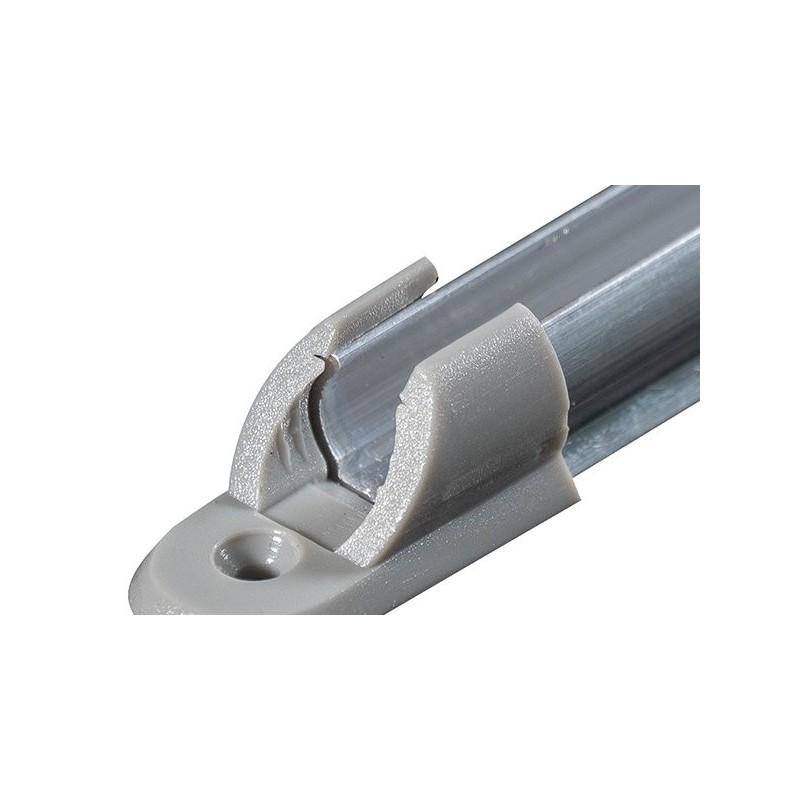 Embout Gris pour Profil 377  Diam 9 mm