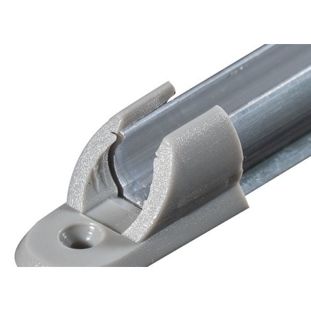 Embout Gris pour Profil 377  Diam 9 mm