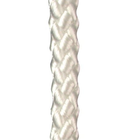 Drisse Polyester blanc 8 mm Avec Ame  RL100