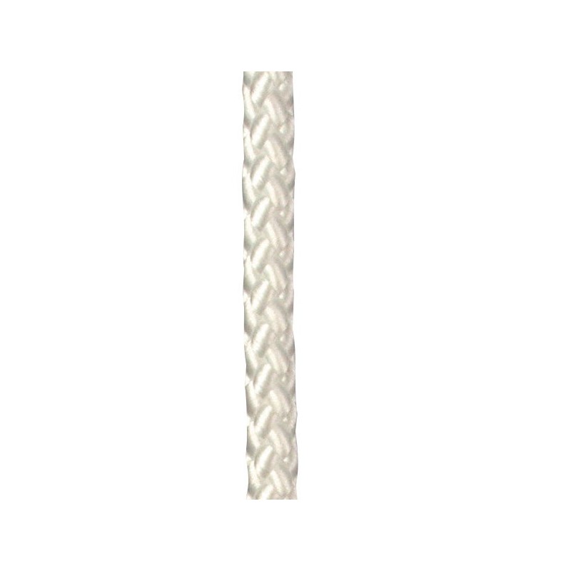 Drisse Polyester blanc 5 mm Sans Ame  RL100