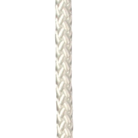 Drisse Polyester blanc 5 mm Sans Ame  RL100
