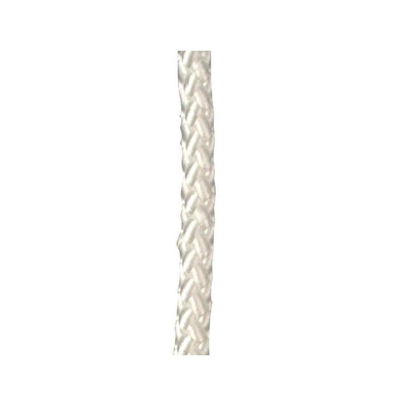 Drisse Polyester blanc 4 mm Sans Ame  RL100