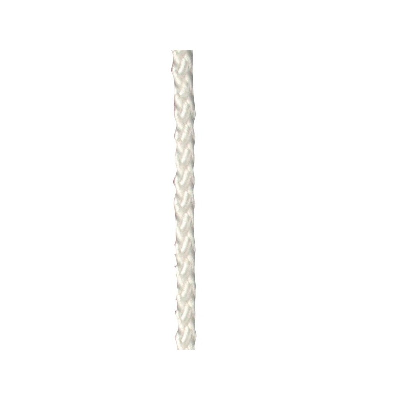 Drisse Polyester blanc 2.5 mm Sans Ame  RL100