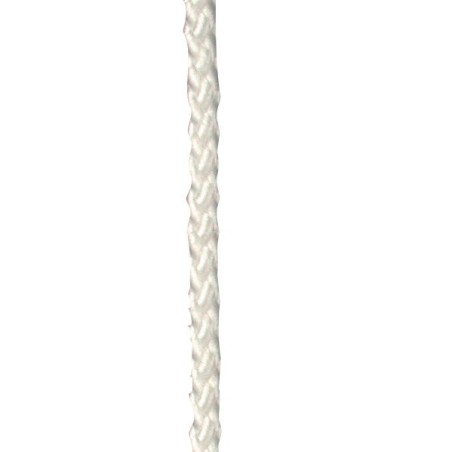 Drisse Polyester blanc 2.5 mm Sans Ame  RL100