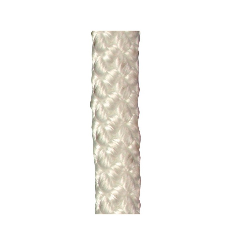 Drisse Polyester blanc 10 mm Avec Ame