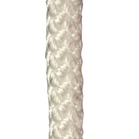 Drisse Polyester blanc 10 mm Avec Ame