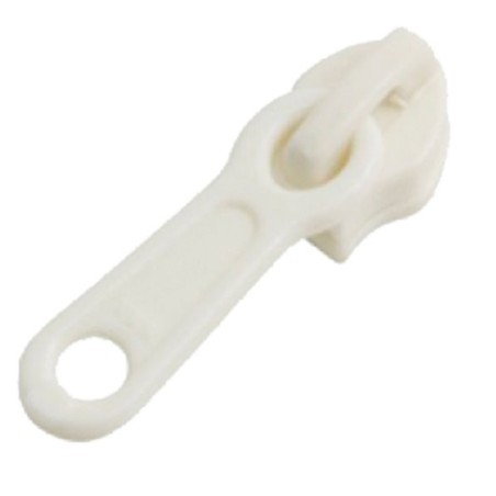 Curseur YKK SPIRALE 5 plastique Blanc