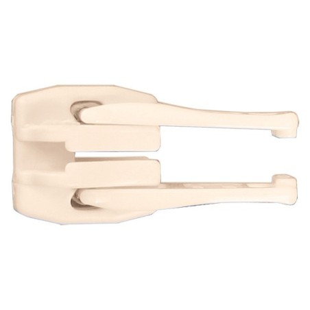 Curseur plastique beige Double Tirette YKK 10