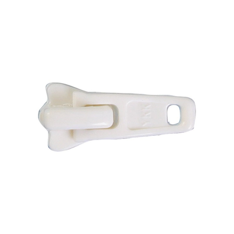 Curseur Blanc YKK 5 simple Tirette