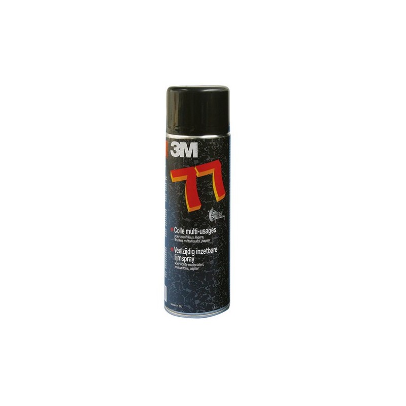 Colle Aérosol tissu 3M 77  Bombe
